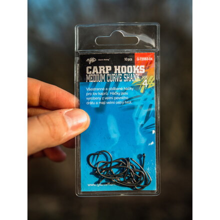Giants Fishing Háčik s očkom Medium Curve Shank 10ks